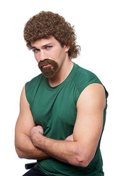 Kenny Men's Costume Wig with Beard - Brown