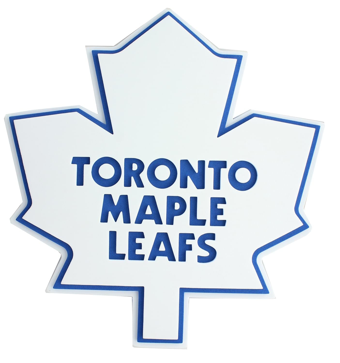 NHL 3D Foam Logo 18" Wall Display: Toronto Maple Leaves