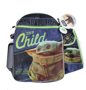 Star Wars The Mandalorian The Child 16 Inch Backpack 5-Piece Se