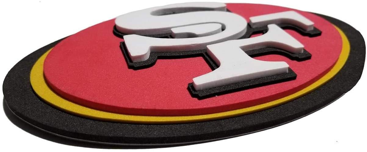 San Francisco 49ers NFL 10 Inch FanChain 3D Foam Magnet