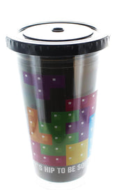 Tetris "Hip To Be Square" 16oz Travel Cup