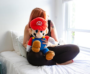 Super Mario Bros. The Real Thing 22-Inch Plush Pillow