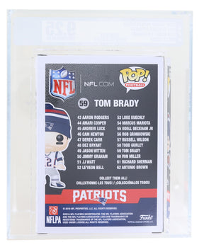 New England Patriots NFL 2016 Funko POP Vinyl Figure | Tom Brady Graded AFA 9.25