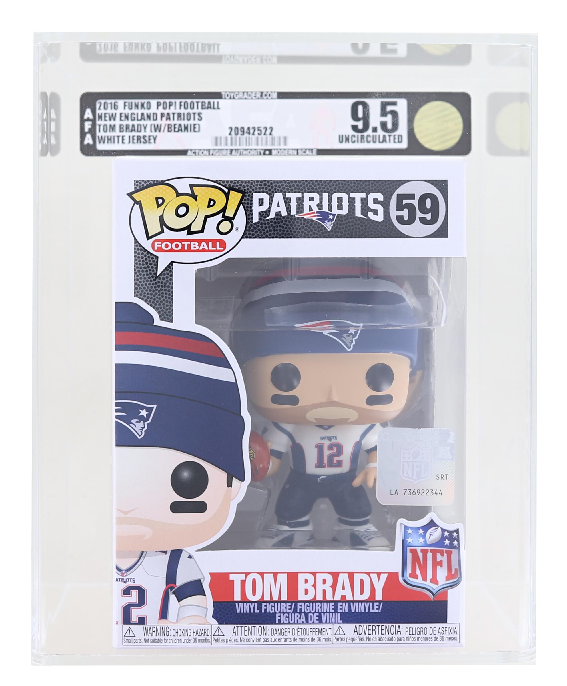 New England Patriots NFL 2016 Funko POP Vinyl Figure | Tom Brady Graded AFA 9.5