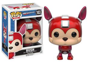 Mega Man Funko POP Vinyl Figure Set: Rush and Dr. Wily