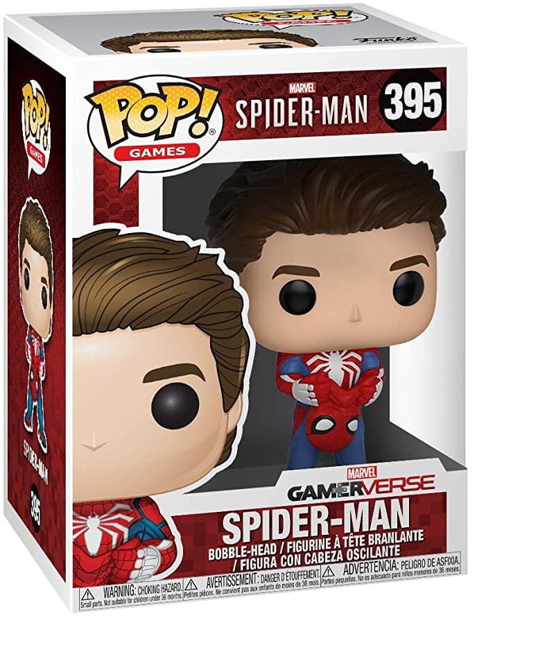 Marvel Spider-Man Funko POP Games Vinyl Figure | Unmasked Spider-Man