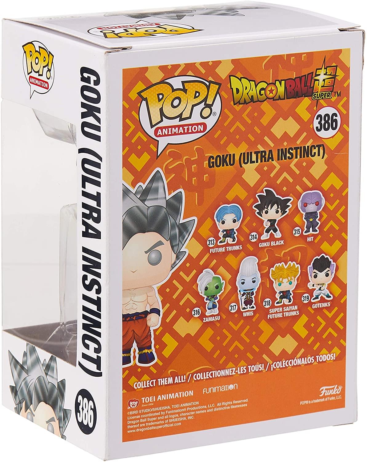 Dragon Ball Super Funko POP Animation Vinyl Figure | Goku Ultra Instinct Form