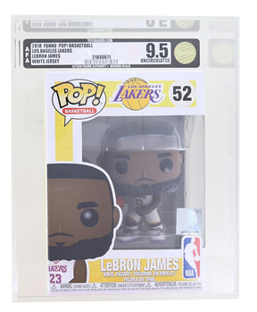LA Lakers NBA Funko POP Vinyl Figure | Lebron James White Jersey Graded AFA 9.5