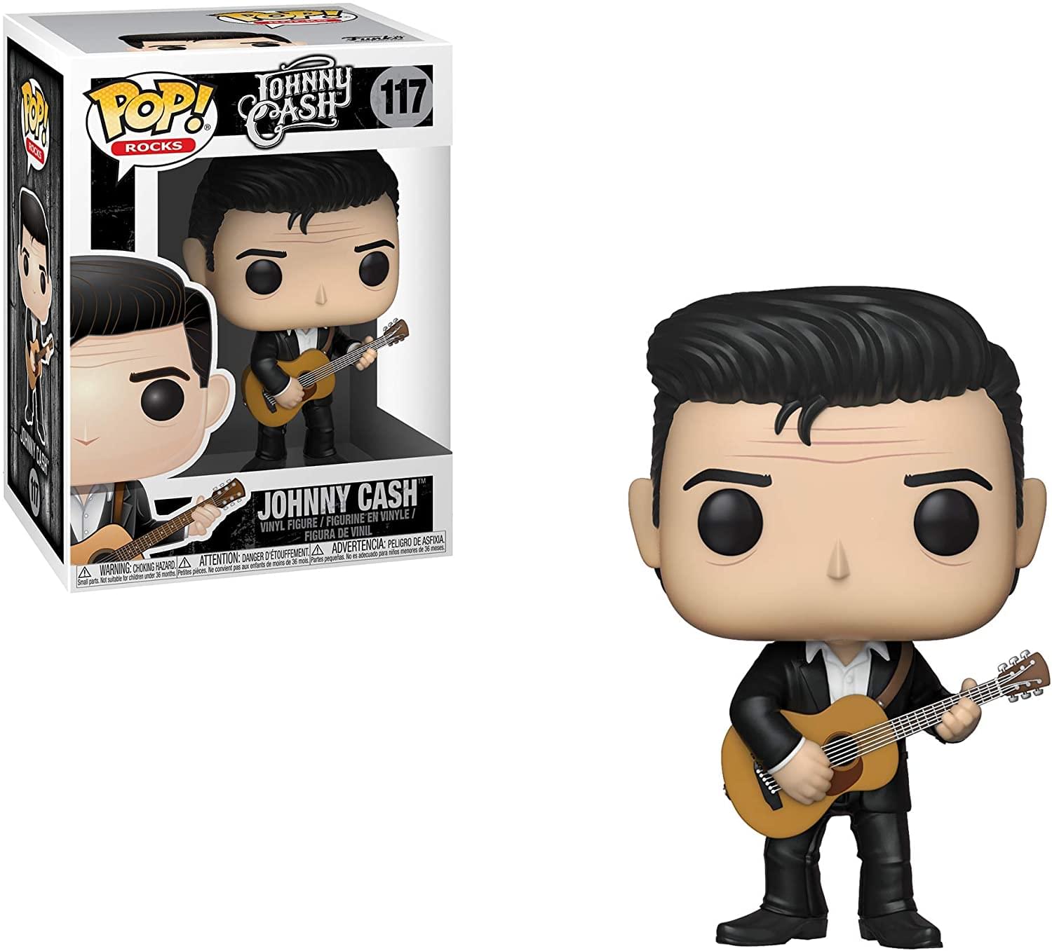 Johnny Cash Funko POP Rocks Vinyl Figure | Johnny Cash