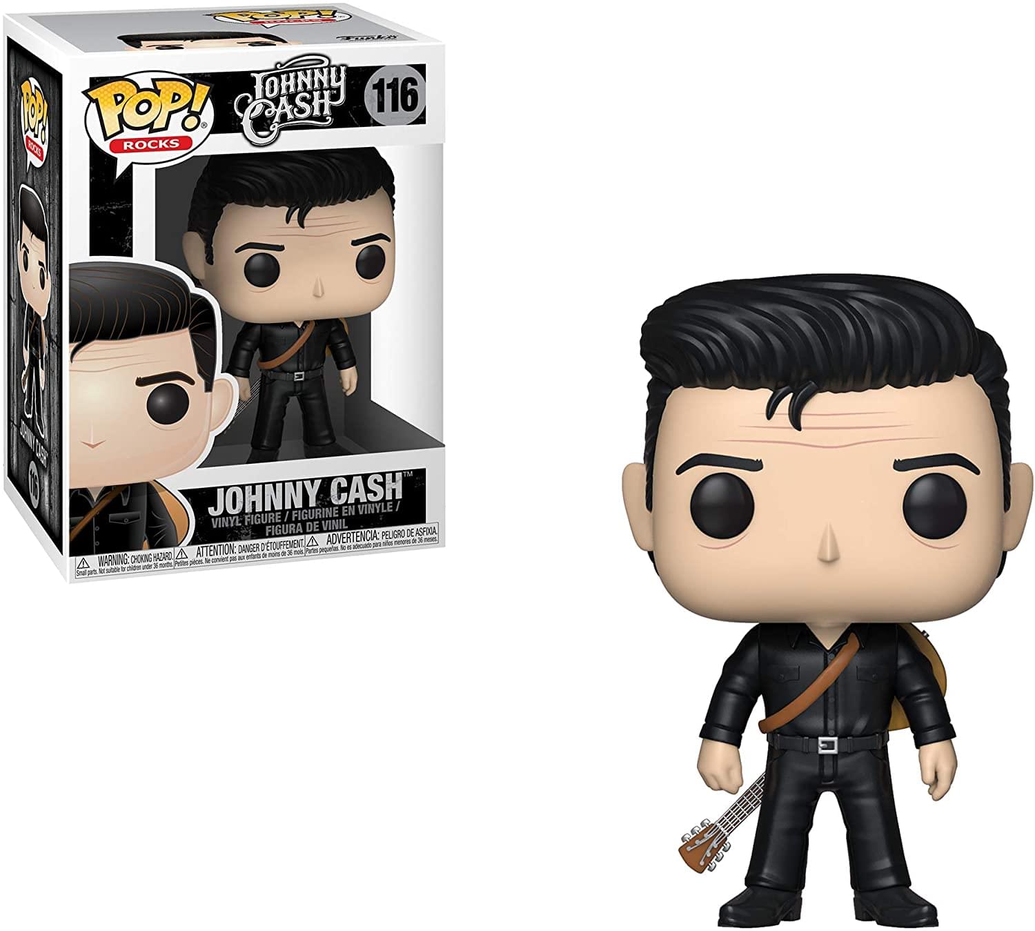 Johnny Cash Funko POP Rocks Vinyl Figure | Johnny Cash in Black