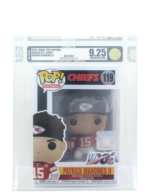 Kansas City Chiefs NFL Funko POP Vinyl Figure | Patrick Mahomes II | Rated AFA 9.25