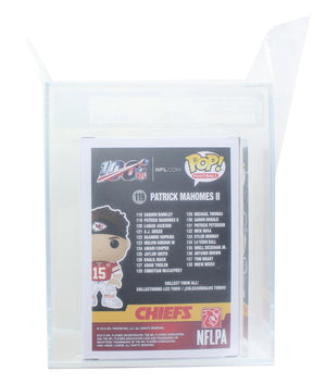 Kansas City Chiefs NFL Funko POP Vinyl Figure | Patrick Mahomes II | Rated AFA 9.25