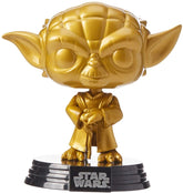 Star Wars Funko POP 4 Inch Vinyl Figure | Metallic Gold Yoda