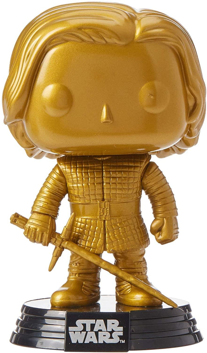 Star Wars POP Figure Kylo Ren Gold Metallic Free Shipping