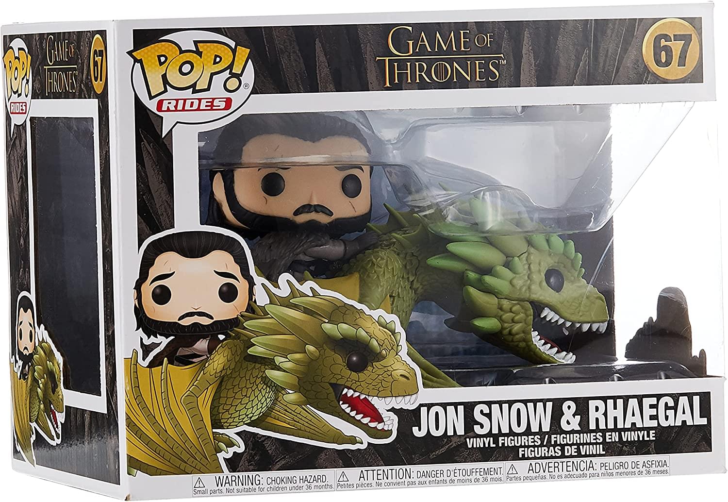 Game of Thrones Funko POP Vinyl Figure | Jon Snow with Rhaegal
