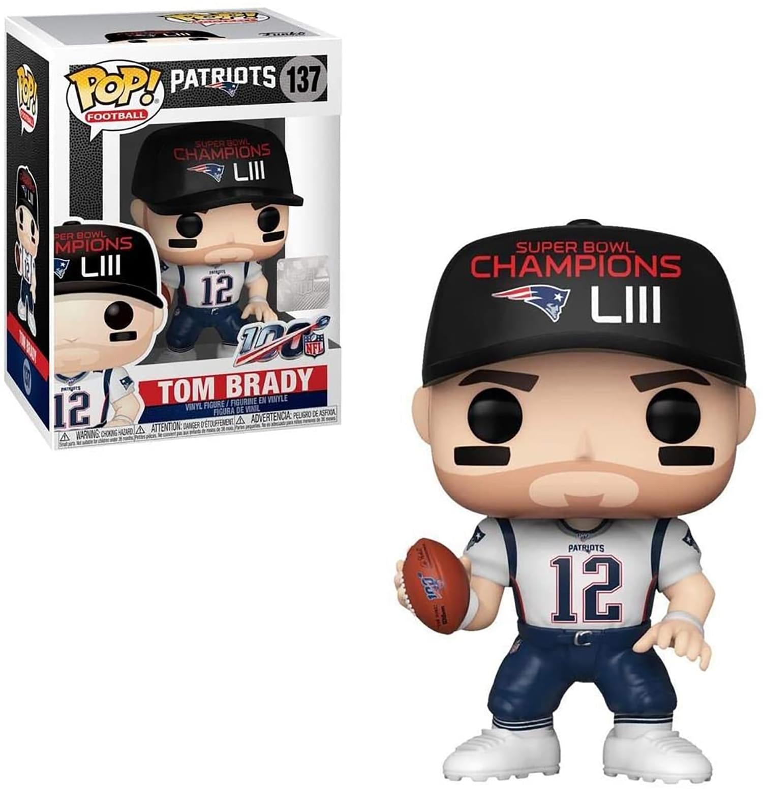 New England Patriots NFL Funko POP Vinyl Figure | SB Champions LIII Tom Brady