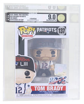 New England Patriots NFL Funko POP Vinyl Figure | SB LIII Tom Brady Graded AFA 9.0