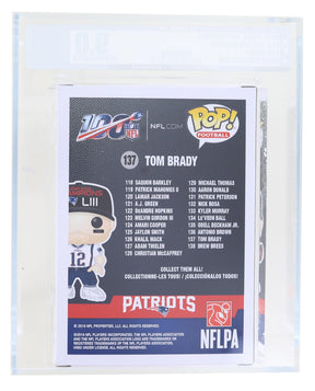 New England Patriots NFL Funko POP Vinyl Figure | SB LIII Tom Brady Graded AFA 9.0