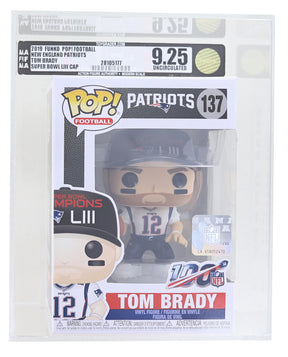 New England Patriots NFL Funko POP Vinyl Figure | SB LIII Tom Brady Graded AFA 9.25