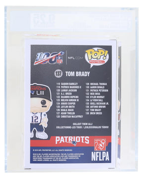 New England Patriots NFL Funko POP Vinyl Figure | SB LIII Tom Brady Graded AFA 9.25
