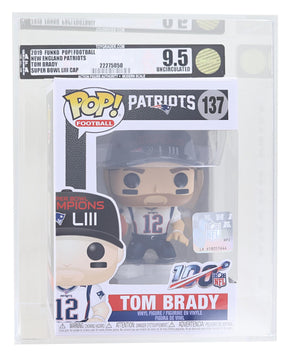 New England Patriots NFL Funko POP Vinyl Figure | SB LIII Tom Brady Graded AFA 9.5