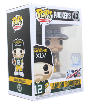 Green Bay Packers NFL Funko POP Vinyl Figure | Aaron Rogers SB Champions XLV