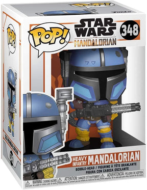 Star Wars The Mandalorian Funko POP Vinyl Figure | Heavy Infantry Mandalorian