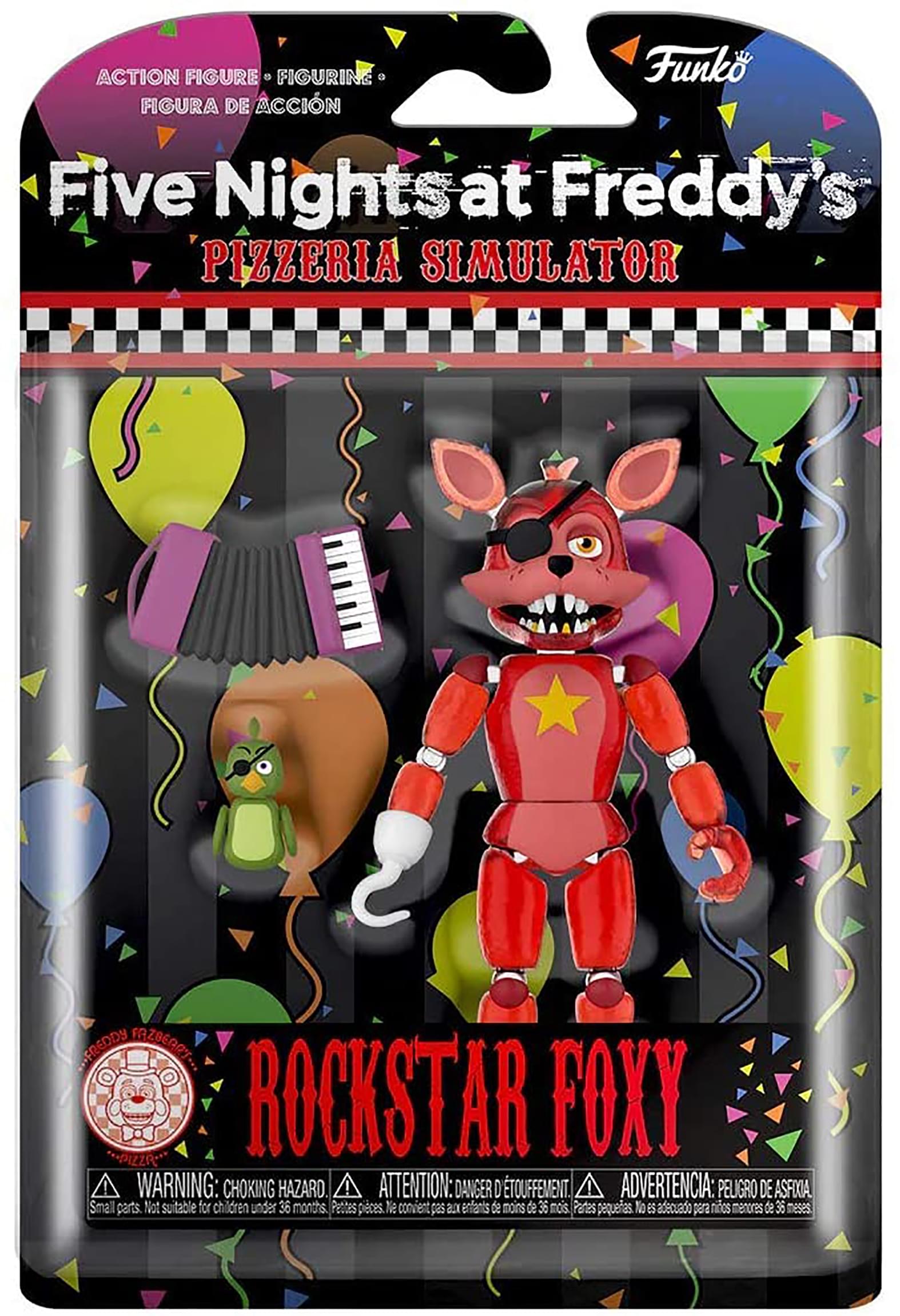 MAY188058 - POP GAMES FNAF 6 PIZZA SIM ROCKSTAR FOXY VIN FIG - Previews  World