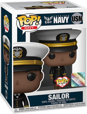 Funko POP Military Vinyl Figure | Navy Female