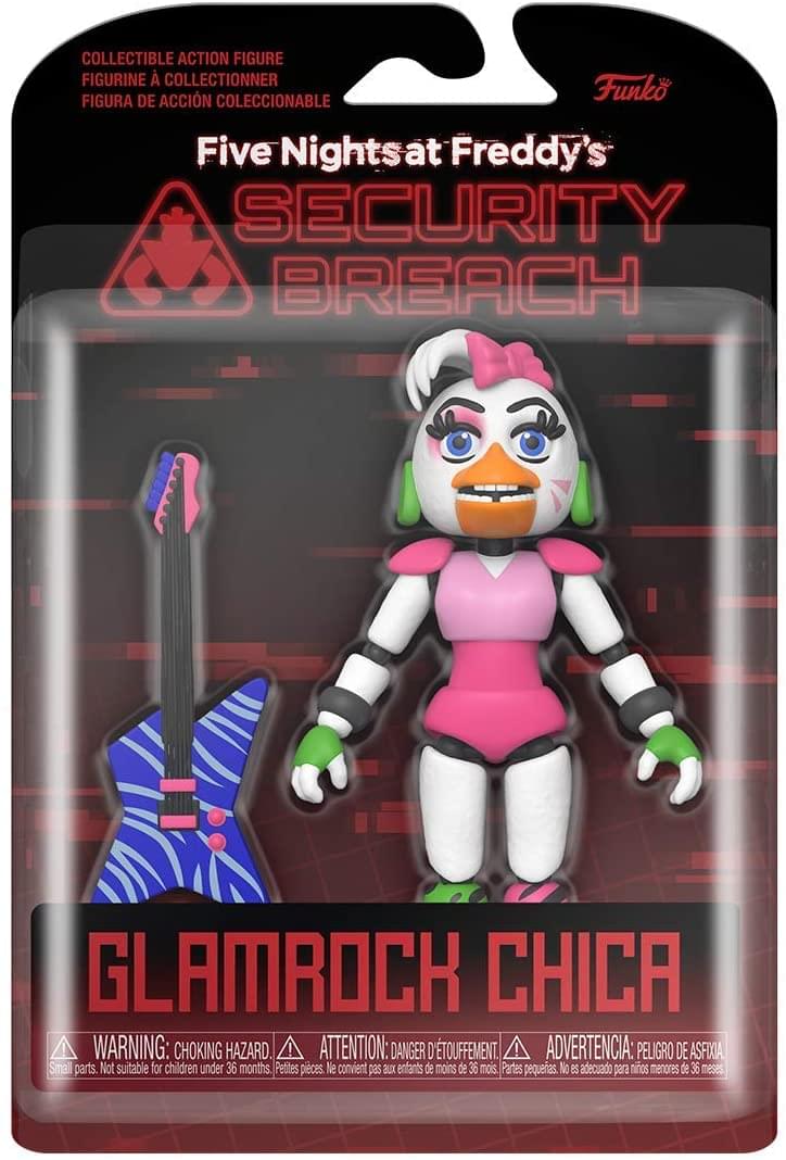 Boneco Articulado Glamrock Chica Figure 12,5 cm - Five Nights at Freddy's  Security Breach - FNAF - Geek Fanaticos