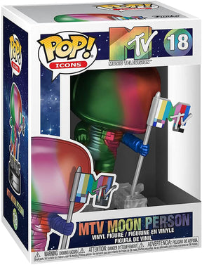 MTV Funko POP Ad Icons Vinyl Figure | Rainbow Moon Person