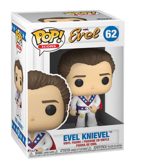 Evel Knievel Funko POP Icons Vinyl Figure | Evel Knievel w/Cape