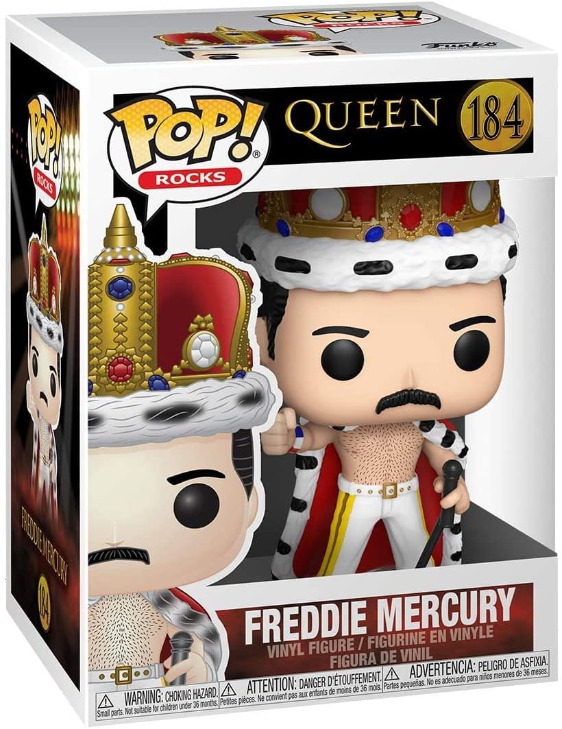 Queen Funko POP Rocks Vinyl Figure | King Freddie Mercury