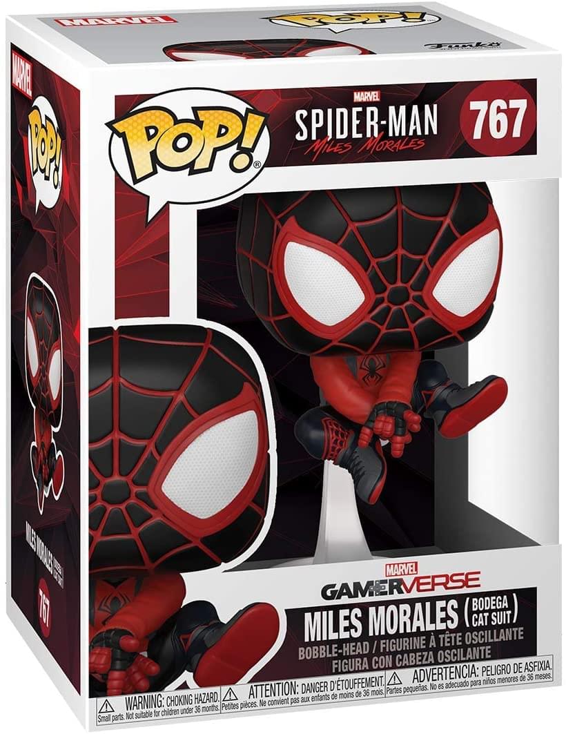 Marvel Spider-Man Funko POP Vinyl Figure | Miles Morales Bodega Cat Suit