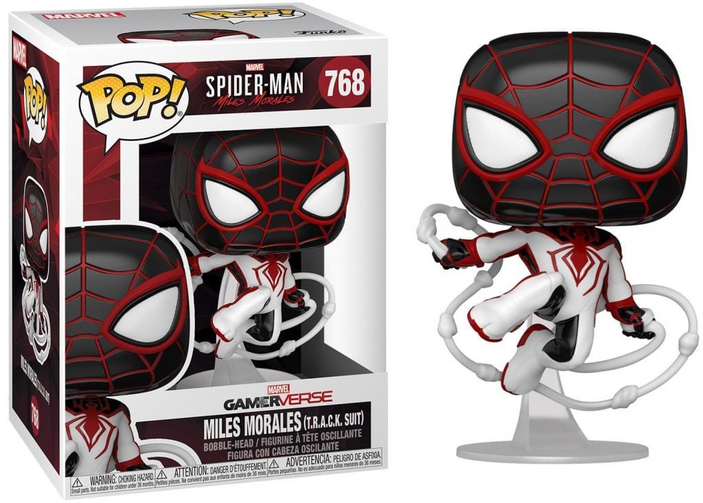 Marvel Spider-Man Funko POP Vinyl Figure | Miles Morales TRACK Suit