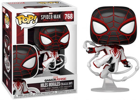 Marvel Spider-Man Funko POP Vinyl Figure | Miles Morales TRACK Suit