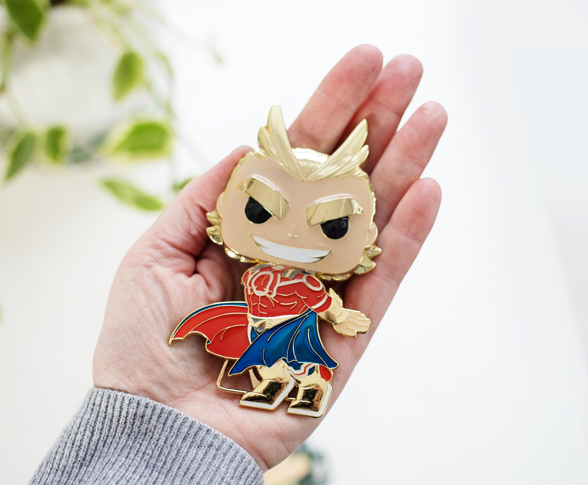 My Hero Academia 3-Inch Funko POP Pin | All Might Chase