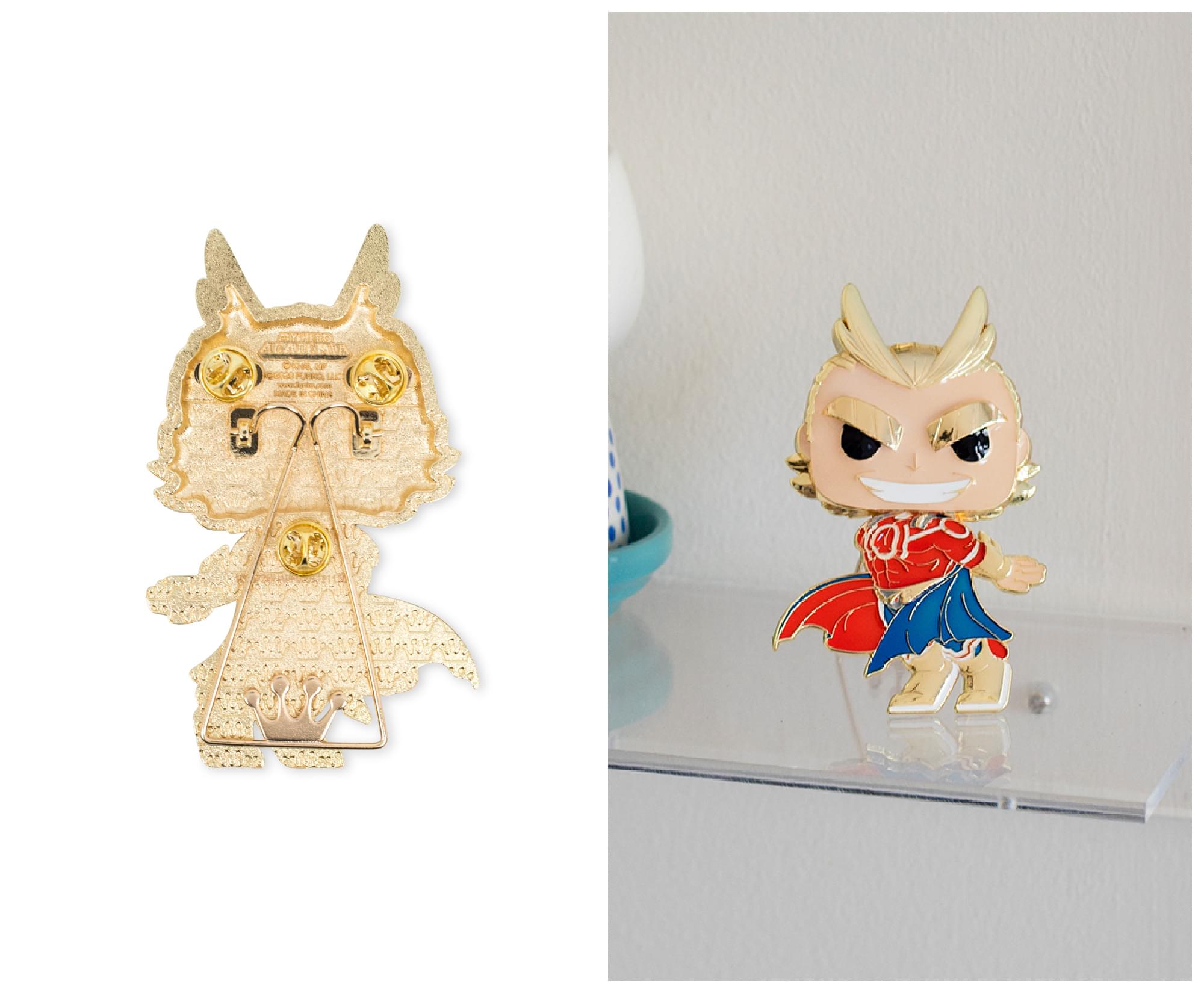 My Hero Academia 3-Inch Funko POP Pin | All Might Chase