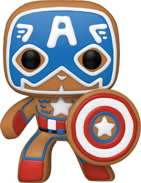 Marvel Funko Holiday POP Vinyl Figure | Gingerbread Captain America