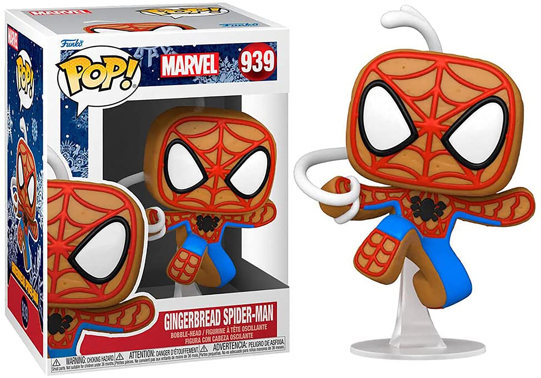 Marvel Funko Holiday POP Vinyl Figure | Gingerbread Spider-Man