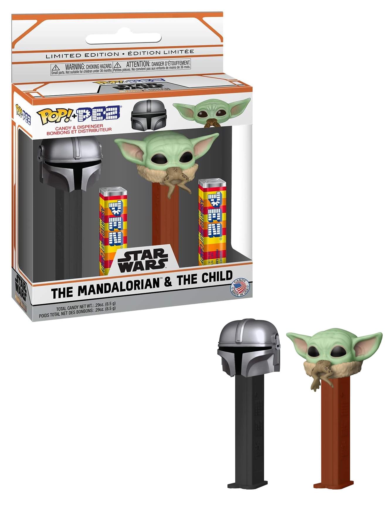 Star Wars The Mandalorian Funko POP PEZ 2-Pack | Mandalorian and Child