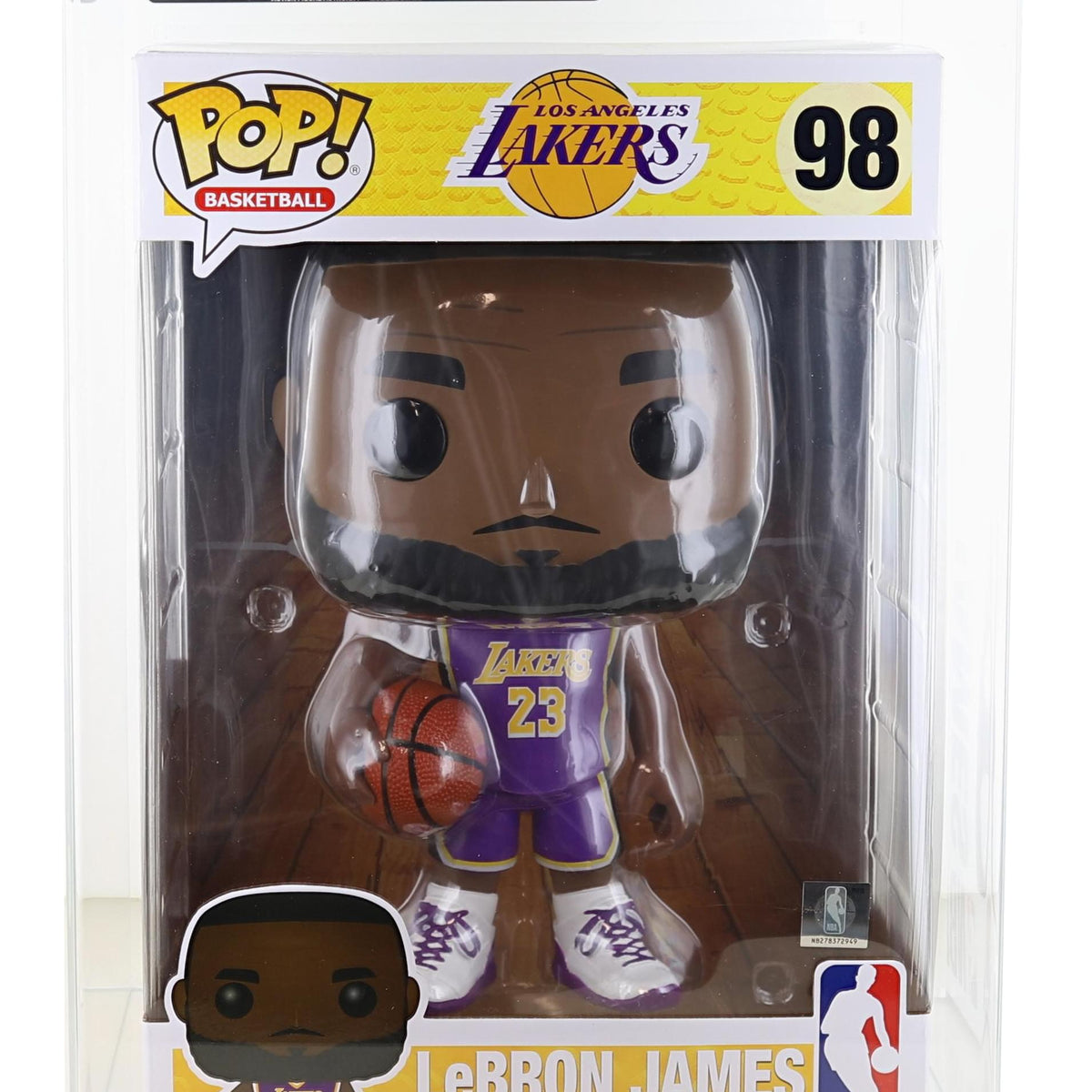 NBA Lakers LeBron James (Purple Jersey) 10-Inch Funko Pop! Vinyl Figure