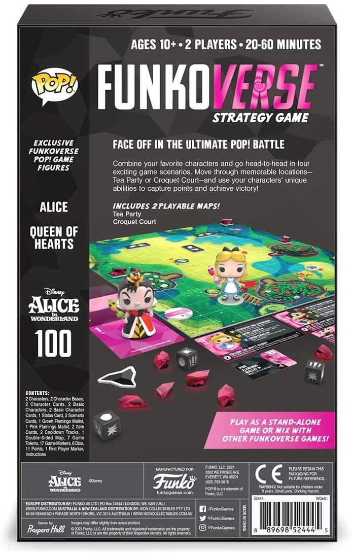Funko Alice In Wonderland 100 Funkoverse Strategy Game 2-pack : Target