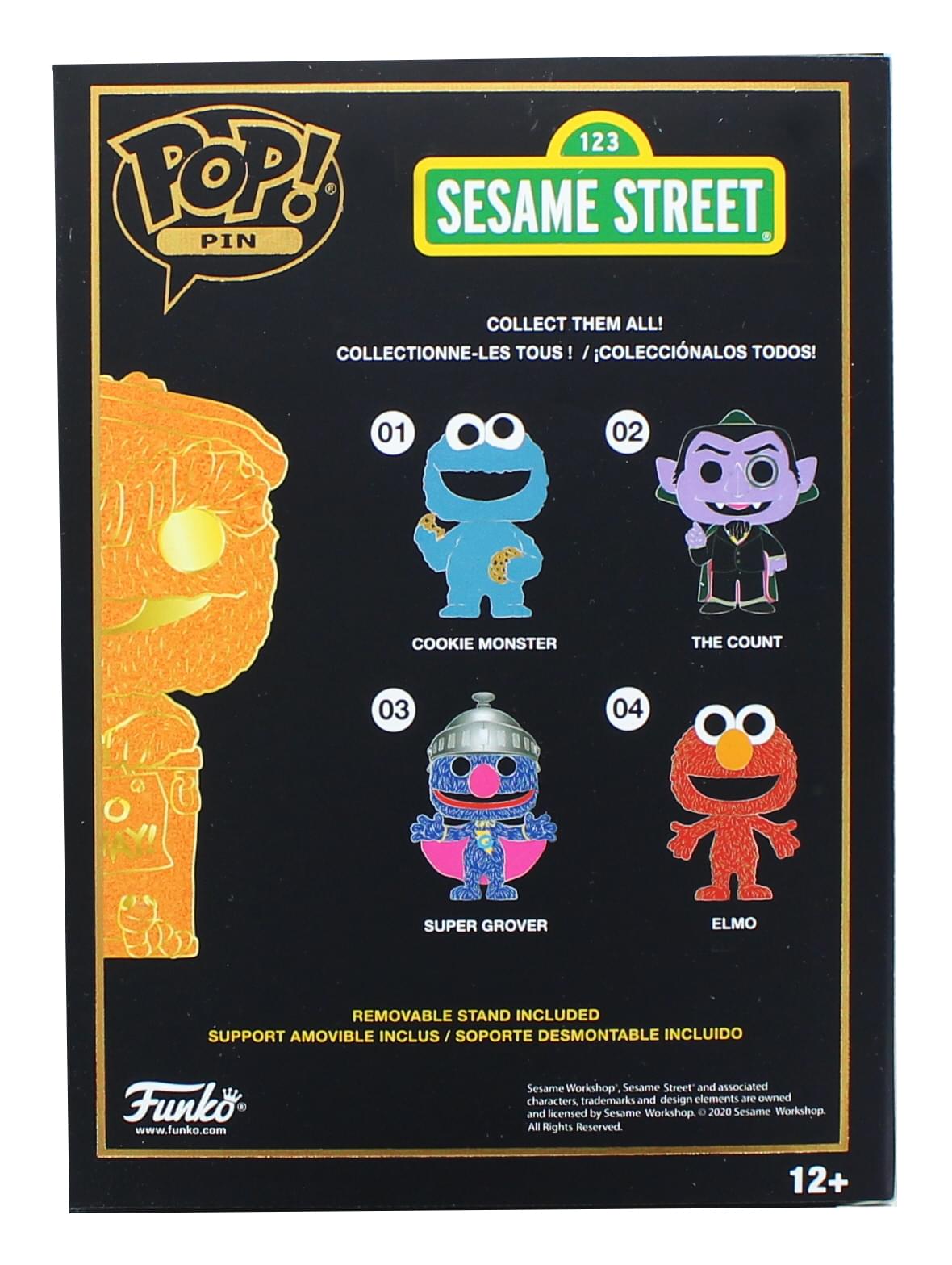Sesame Street 3 Inch Funko POP Pin | Oscar The Grouch | Chase