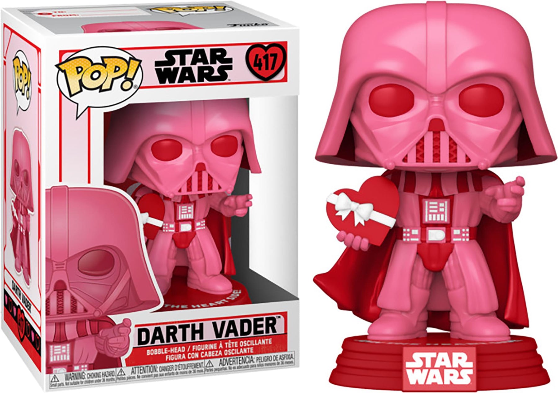 Star Wars Funko POP Vinyl Figure | Valentine's Day Darth Vader