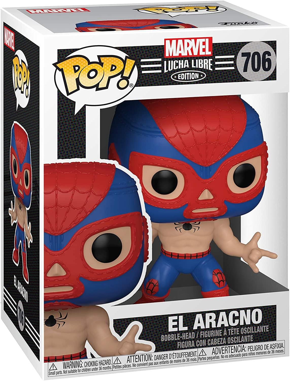 Marvel Luchadores Funko POP Vinyl Figure | Spider-Man El Aracno