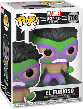 Marvel Luchadores Funko POP Vinyl Figure | Hulk El Furioso