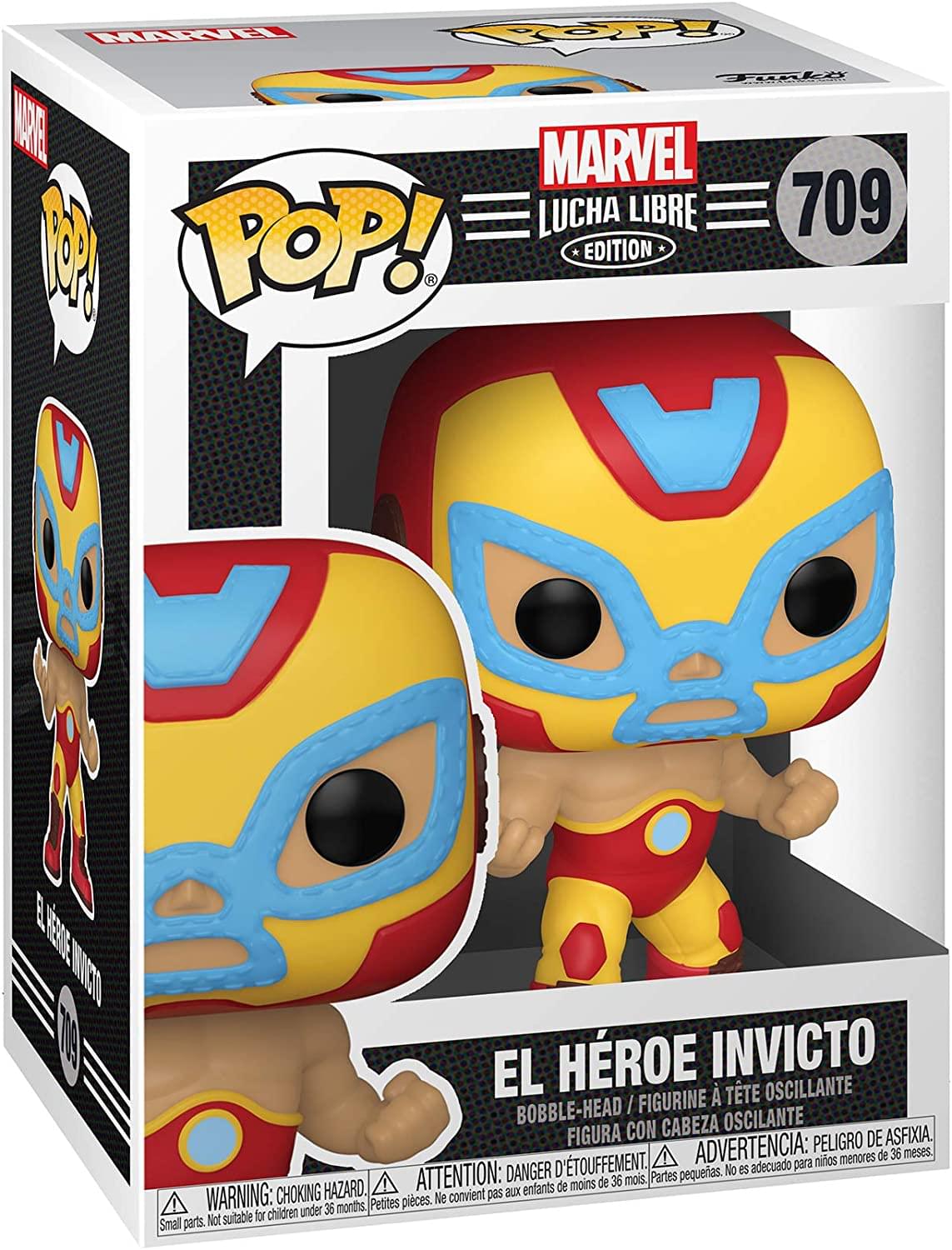 Marvel Luchadores Funko POP Vinyl Figure | Iron Man El Heroe Invicto