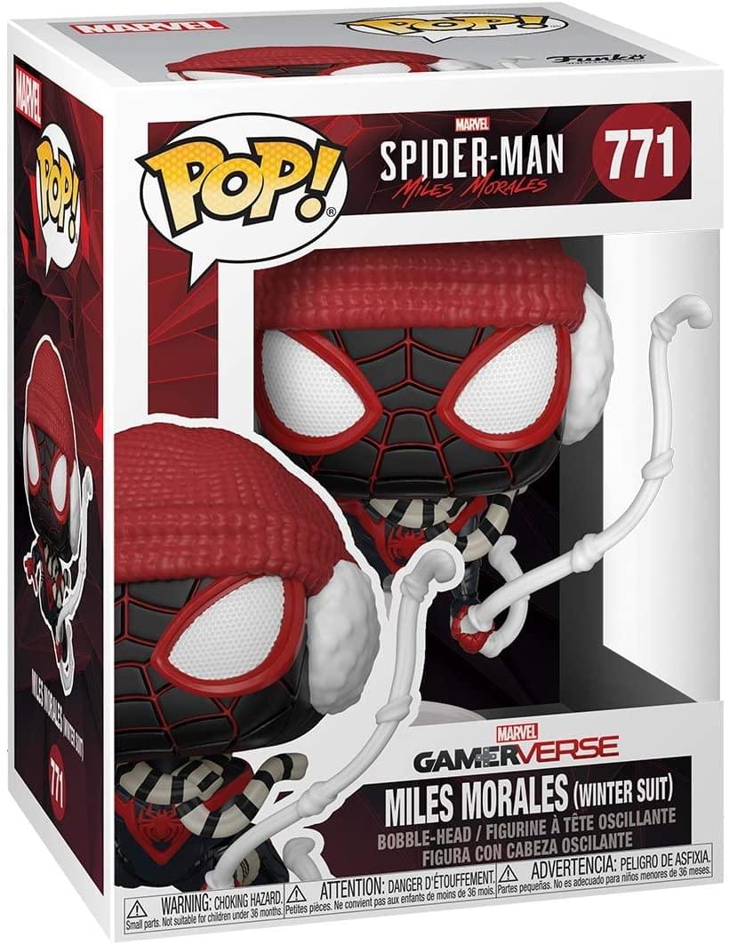 Marvel Spider-Man Funko POP Vinyl Figure | Miles Morales Winter Suit