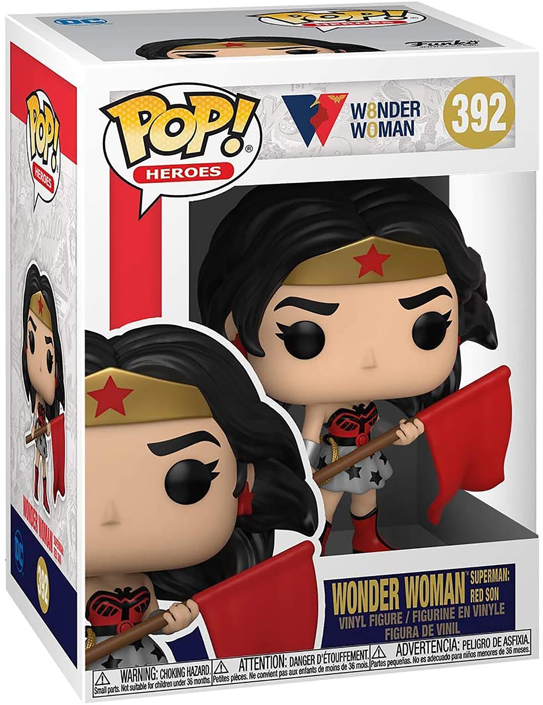 DC Comics Funko POP Vinyl Figure | Red Son Wonder Woman